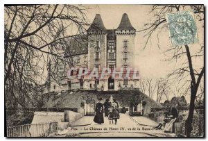 Old Postcard Pau Chateau Henry IV saw the Lower Plant