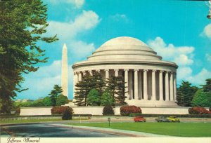 USA Washington D.C Jefferson Memorial Vintage Postcard BS.10