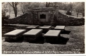 Kentucky Harrodsburg Pioneer Memorial State Park Memorial Acre Real Photo