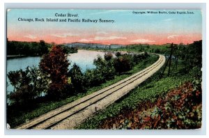 1907-10 Ceader River Chicago, Rock Island And Pacific Railway. Postcard F126E