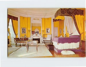 Postcard Mrs. Vanderbilts Bedroom Biltmore Estate Asheville North Carolina USA