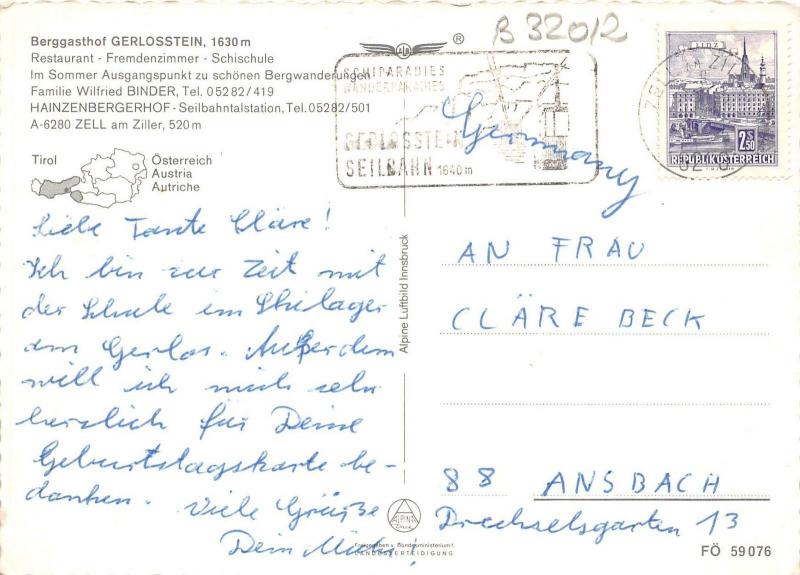 B32012 Wintersport Gerlosstein   austria