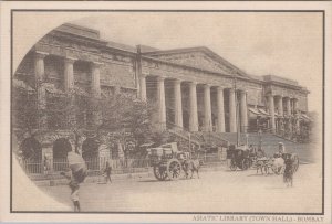 India Postcard-Bombay Asiatic Library (Town Hall), 100 Years Ago (Repro) RR17600