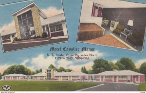 RICHMOND , Virginia , 1930-40s ; Motel Cavalier Manor