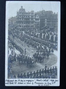 Royalty Coronation of KING EDWARD Vll Colonials 1902 UB RP Postcard by Rotary