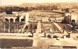 c.1918, RPPC, Samarkand, persian Hotel Santa Barbara, California,  Old Postcard