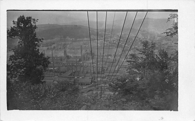 Birdseye Valley View C-1910 Factory Industry RPPC Photo Postcard 6239