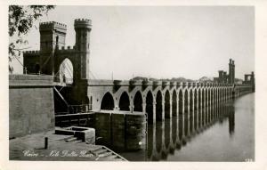 Africa - Egypt, Cairo. Nile Delta Barrage    *RPPC