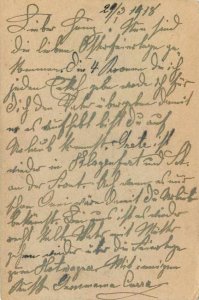 Map Hungary Army in 1918