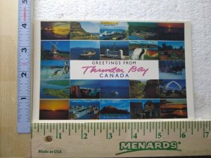 M-0477 Famous Places/Landmarks Greetings from Thunder Bay Ontario Canada