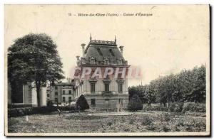 Old Postcard Bank Caisse d & # 39Epargne Rive de Gier