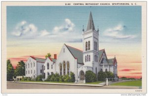 Exterior, Central Methodist Church,Spartanburg,South Carolina,30-40s