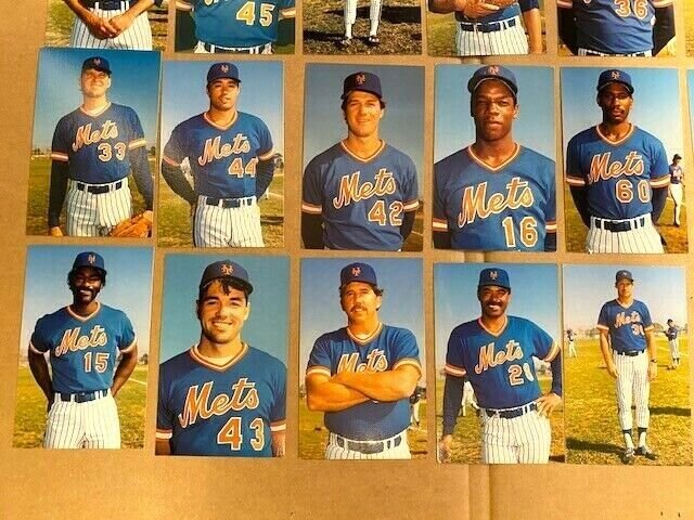 40 Postcards - 1984 New York METS Foster, Beane,Hernandez, Gooden, Strawberry