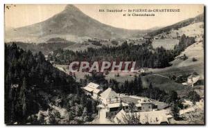Old Postcard Dauphine Saint Pierre de Chartreuse and Chamechaude