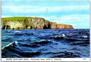 Postcard - Where Scotland Ends, Duncansby Head, John o' Groats, Scotland