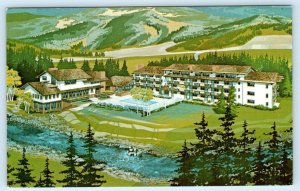 VAIL, Colorado CO ~ Roadside KIANDRA LODGE Artist View c1960s-70s  Postcard