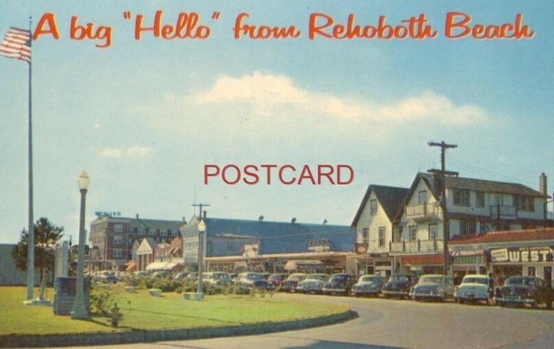 A BOARDWALK VIEW OF REHOBOTH AVENUE, Rehoboth Beach, DELAWARE