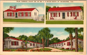 Melbourne Florida Palm Terrace Court 1951 PM M.H. Williams Owner  - A21 