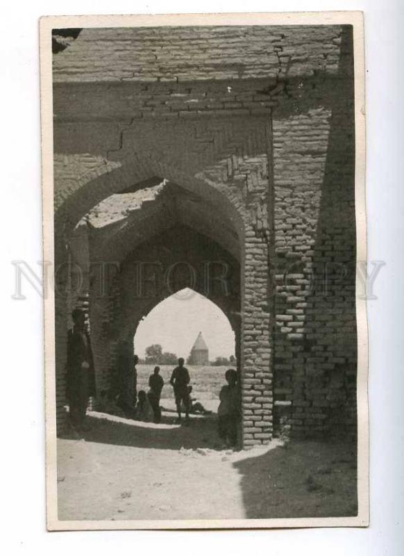 193117 IRAN Persia VERAMIN Mosque Vintage photo postcard