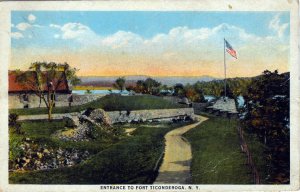 [ American Art ] US NY Fort Ticonderoga - Entrance