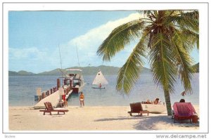 St Thomas, US Virgin Islands, Pineapple beach, W.I, 40-60s