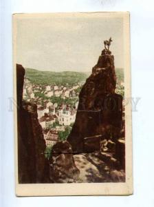 192736 CZECH Karlovy Vary w/ folded 10 views Vintage postcard