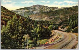 Vail Pass Highway U.S 6 Short Route To Western Slope Colorado CO Postcard