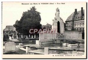 Vierzon - War memorial - Old Postcard