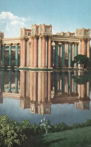 Vintage Postcard 1930's Colonnades Palace of Fine Arts at Pan. Pac. Int'l Expo