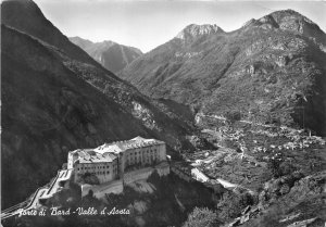 US24 postcard Italy Valle d'Aosta forte di Bard aerial
