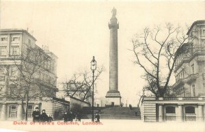 Antique Postcard England London Duke of York Column