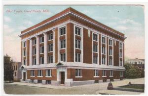 Elks Temple Grand Rapids Michigan 1910 postcard