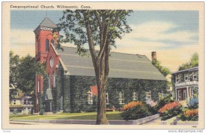 Exterior, Congregational Church,  Willimantic,  Connecticut,  30-40s