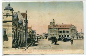 Maitland Street Bloomfontein South Africa 1907 postcard