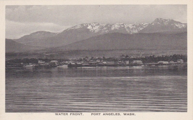 Washington Port Angeles Water Front View Albertype sk557