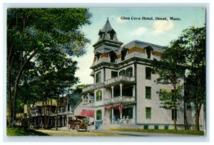 c1917 Glen Cove Hotel, Onset Massachusetts MA RPPC Antique Postcard