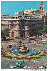 Water Fountain, Plaza de la Cibeles, Madrid, Spain, 40-60's