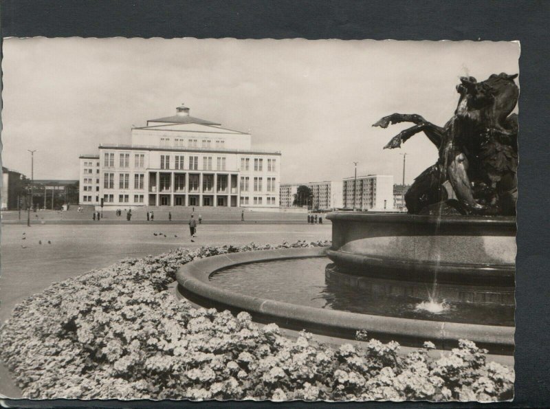 Germany Postcard - Messestadt Leipzig, Opernhaus am Karl-Marx-Platz  T8738