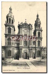 Old Postcard Nancy La Cathedrale