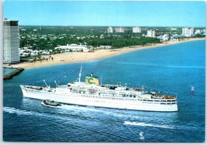 Postcard - T/S Carla C. - Fort Lauderdale, Florida