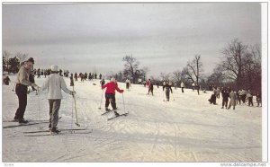 Skiers, Napanee, Ontario, Canada, 1950-1960s