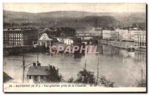 Postcard Old Bayoone Vue Generale Storming the Citadel