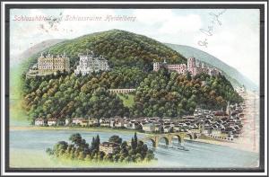 Germany, Heidelberg - Schlosshotels & Schlossruine - [FG-137]