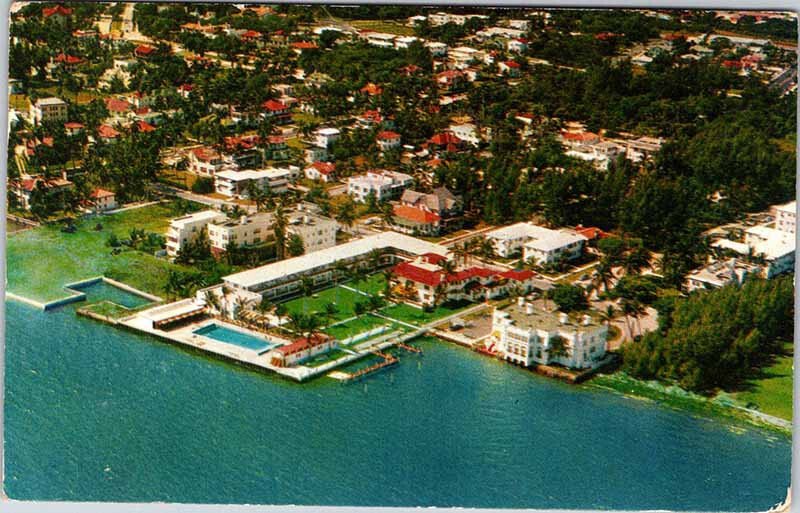 Postcard HOTEL SCENE Miami Florida FL AL6580