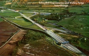 PA - Valley Forge. Junction of PA Turnpike & Schuylkill Expressway