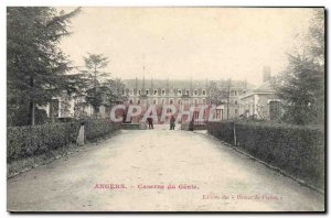 Postcard Old Army Barracks Angers Genie