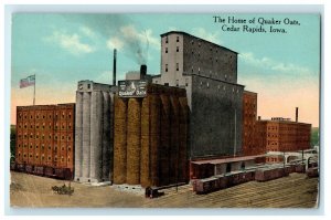 c1910's The Home Of Quaker Oats Cedar Rapids Iowa IA Antique Postcard