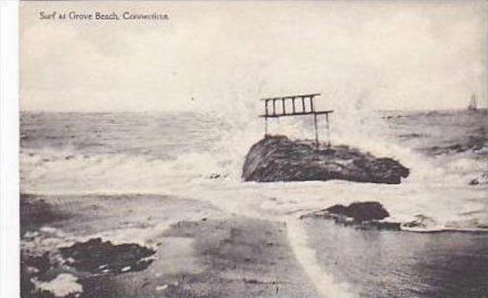 Connecticut Surf at Grove Beach Albertype