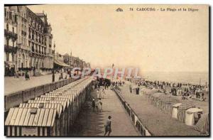 Old Postcard Cabourg La Plage and La Digue