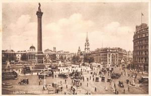 BR94378 london national gallery and trafalgar square car voiture   uk